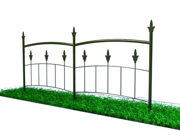 3ds max garden decoration - Garden Border by baxt